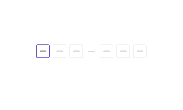 One Time Password Input